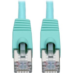 Tripp-Lite N262-025-AQ Cat6a 10G-Certified Snagless Shielded STP Network Patch Cable (RJ45 M/M), PoE, Aqua, 25 ft. TrippLite
