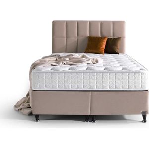 Bambi Bed Boxspringbed Set 140 x 200 H4 / H5, Golden Prime Slaapkamerbed, 1 x Matras, 2 x Bedbox, 1 x Bedhoofdeinde