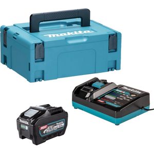 Makita Power Source Kit 1x BL 4050 F accu 40 V max. 5.0 Ah XGT + DC 40 RA lader + Makpac
