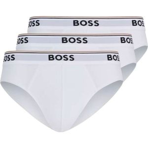 HUGO BOSS Power briefs (3-pack) - heren slips - wit - Maat: XL