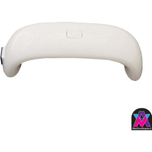 AllesVoorNagels.nl - mini UV LED lamp - 9 watt - 3 LEDS - Wit- nageldroger - gellak UVLAMP