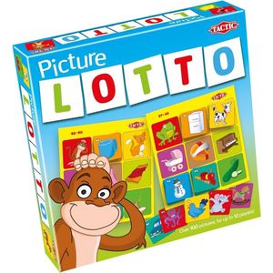 Picture Lotto TacTic Bordspel - Makkelijk te gebruiken - Geschikt voor jonge spelers - Voor maximaal 12 spelers