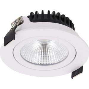 Ledmatters - Inbouwspot Wit - Dimbaar - 7 watt - 970 Lumen - 3000 Kelvin - Wit licht - IP65 Badkamerverlichting