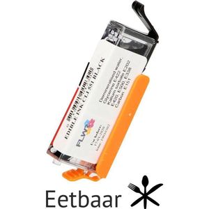 FLWR - Eetbare inkt en accessoires / Eetbaar CLI-551BK / zwart / Geschikt voor Eetbaar