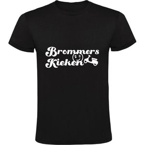 Brommers kieken Heren T-shirt | Twente | Platteland | Achterhoek | Zoenen | Zwart