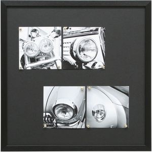 Deknudt Frames magneetbord S41VH2 M - zwart - 50x50 cm