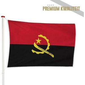 Vlag Angola 40x60cm - Kwaliteitsvlag - Geschikt voor buiten