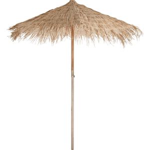 J-Line Parasol Stro Naturel Large