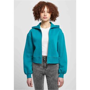 Urban Classics - Short Oversized Jacket Vest met capuchon - 4XL - Blauw