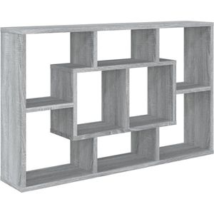 vidaXL-Wandschap-85x16x52,5-cm-bewerkt-hout-grijs-sonoma-eikenkleur