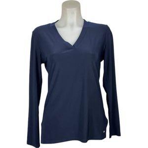 Angelle Milan – Travelkleding voor dames – Effen Marina blouse – Ademend – Kreukvrij – Duurzame Jurk - In 5 maten - Maat M
