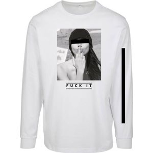 Mister Tee - Fuck it Longsleeve shirt - XXL - Wit