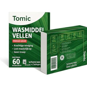 5-in-1 Wasmiddel Wasstrips 120 Wasbeurten Lentefris Wasvellen Wasmiddeldoekjes Detergent Sheets Wasdoekjes Plasticvrij Biologisch Afbreekbaar