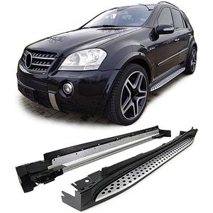 Treeplanken - voor Mercedes ML W164 2005-2011 - met antislipnoppen