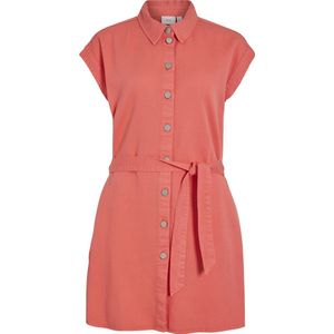 VILA - VITILO S/L SHIRT DRESS - Dames - Mini jurken