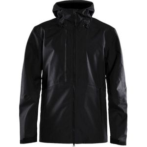 Craft Block Shell Jacket Heren - Zwart - Maat XL