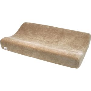 Meyco Baby Velvet aankleedkussenhoes - taupe - 50x70cm