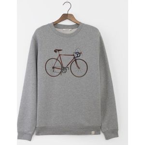 Sissy-Boy - Grijze sweater met fiets