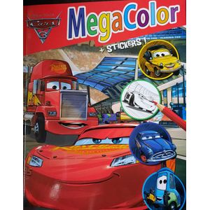 Megacolor - Disney's Cars - Kleurboek + stickers