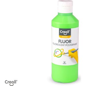 Plakkaatverf creall fluor groen 250ml | Fles a 250 milliliter