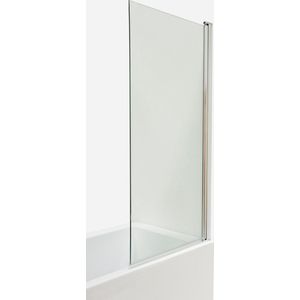 WOON-DISCOUNTER.NL - Sundvik 70 x 143 - Chroom - Badwand - - Nano coating - Easy Clean - Douchewand - 109270