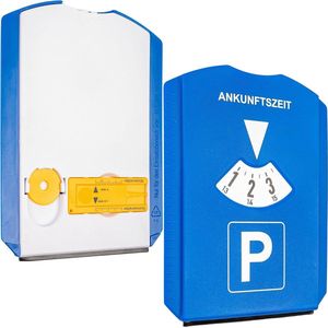parkeerschijf - blauw - ideaal voor vakantie
