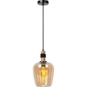 Lucide ILONA - Hanglamp - Ø 22 cm - 1xE27 - Amber