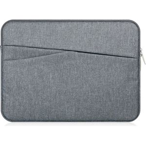 Shop4 - MacBook Pro 16-inch (2021) Laptop Hoes - Sleeve Stof Donker Grijs