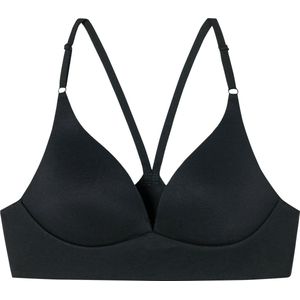 SCHIESSER Invisible Soft dames Lounge BH - voorgevormd met beugel - zwart - Maat: 75B