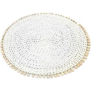 De Seagrass Shell Placemat - Wit