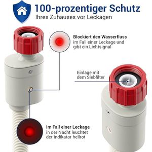 Aquastop toevoerslang wasmachine 2.5m