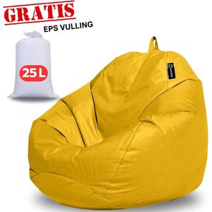 Casacomfy – Pear Original – Zitzak – Geel – Ergonomisch Ontwerp – Binnen & Buiten – Volwassenen & Kinderen