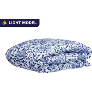 Zelesta Wonderbed Light Old Dutch 140x200cm - Dekbed zonder overtrek - 30 dagen proefslapen - Wasbaar hoesloos dekbed - Bedrukt dekbed - Dekbed met print - Zomerdekbed