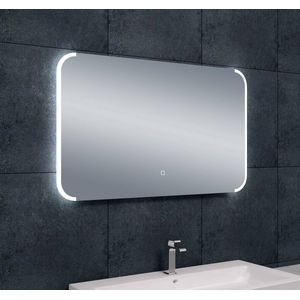 Saqu Round spiegel met ledverlichting 100x60cm