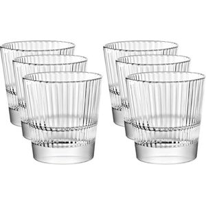 18x Drinkglazen/waterglazen Diva transparant 300 ml - Koffie/thee glazen Diva 300 ml