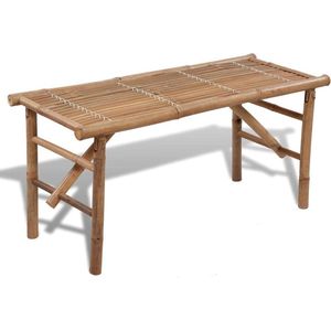 vidaXL - Tuinbank - inklapbaar - 118 - cm - bamboe