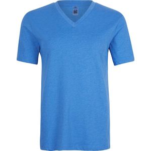 O'Neill T-Shirt Women ESSENTIALS V-NECK T-SHIRT Blauw M - Blauw 60% Cotton, 40% Recycled Polyester V-Neck