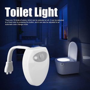 LED toilet light - toilet night light - Bathroom accessory set - Motion Sensor toilet battery night light