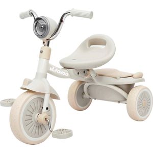 YMA® Driewieler - Beige - Opvouwbaar - Schokabsorberende Wielen - Fiets - Kind - Peuter - Baby