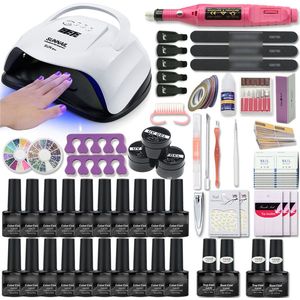 NAXSIR Volledige Nagellak Set – 10ml | 40/20/10 Kleuren | 50-90 Stuks DIY Manicure Accessoires | Ideaal voor Beginners & Professionele Nagelstylisten