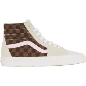 Vans SK8-Hi W Dames Sneakers (Maat 37) Beige/Bruin/Roze - Casual