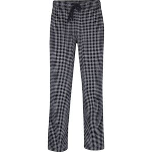 Ceceba heren pyjamabroek lang - donkerblauw met wit geruit - Maat: 4XL