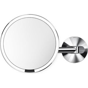 Sensor Spiegel, met Wandbevestiging, 20 cm, Zilver - Simplehuman