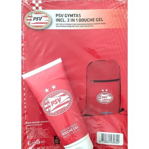 Geschenk set - PSV gymtas + hair en body douchegel geschenkset