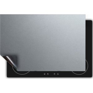 Chefcare Inductie Beschermer Grijze Effen Beton - 77x51 cm - Afdekplaat Inductie - Kookplaat Beschermer - Inductie Mat