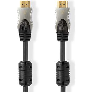 HDMI Kabel - HDMI Connector - HDMI Connector - 8K@60Hz - Verguld - 1.00 m - Recht - PVC - Antraciet - Doos