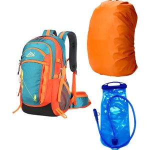 CarryQuest® - Backpacks - Backpack - Groen - Rugzak - Waterzak - Wandel rugzak - Regenhoes - Alles-in-één - Outdoor - Wandelen - Fietsen - Klimmen - Trekking - 51cm x 32cm x 20cm - Backpack Organizer