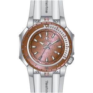 TechnoMarine Manta TM-224005 Heren Horloge - Waterdicht - Analoog - Quartz Uurwerk - Roestvrij Staal met rosegouden Wijzerplaat - 49mm