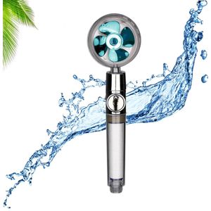 Currero Waterbesparende Ionische Douchekop - Handdouche - Regendouche - Hoge Druk - Bekend van TikTok - Blauw