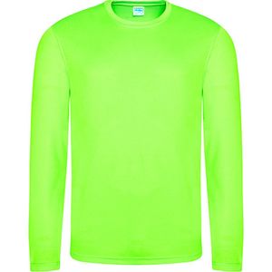 Unisex T-shirt met lange mouwen Cool T 'Electric Green' - XXL